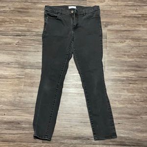 Loft skinny jeans in black size 8